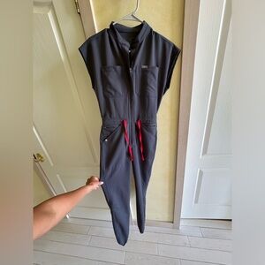 Figs Charcoal Jumpsuit